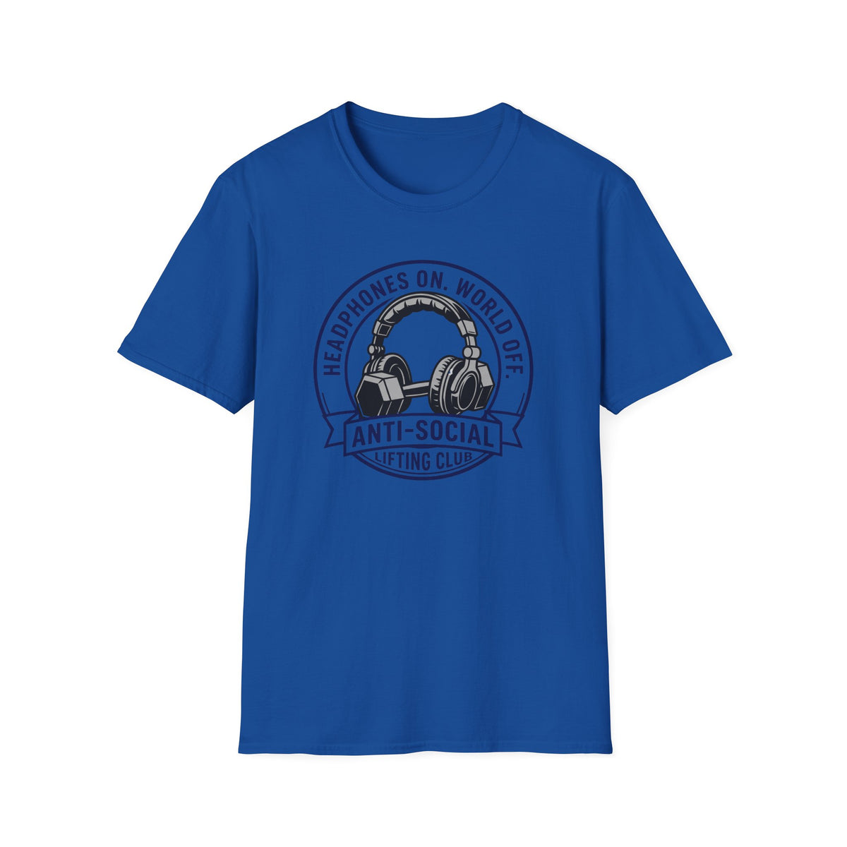 Headphones On World Off T-Shirt