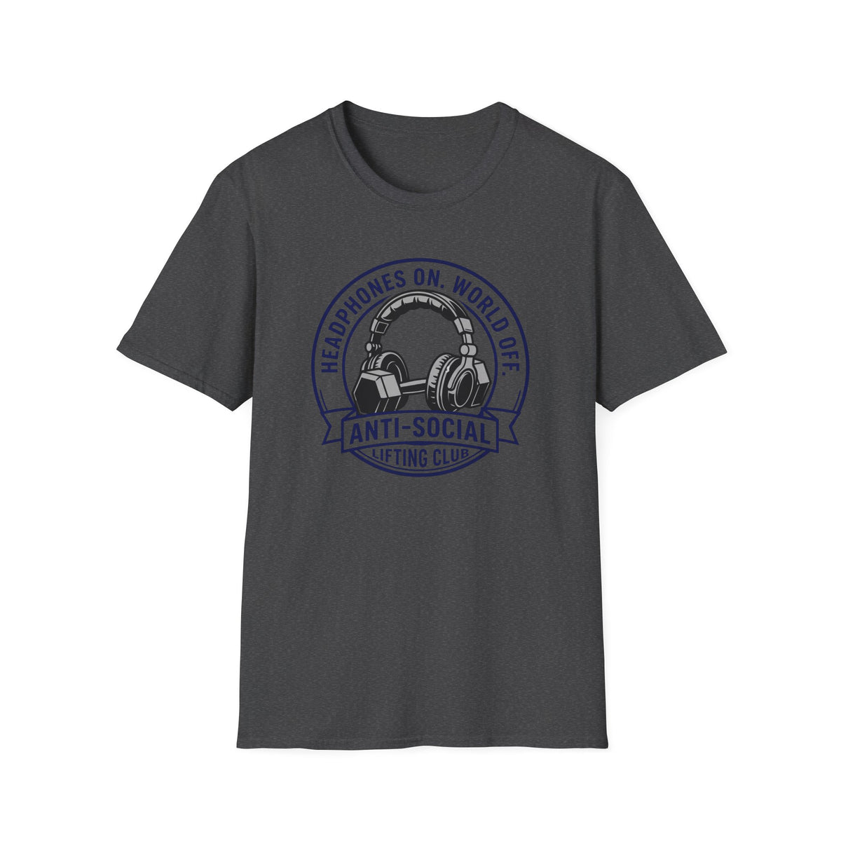 Headphones On World Off T-Shirt