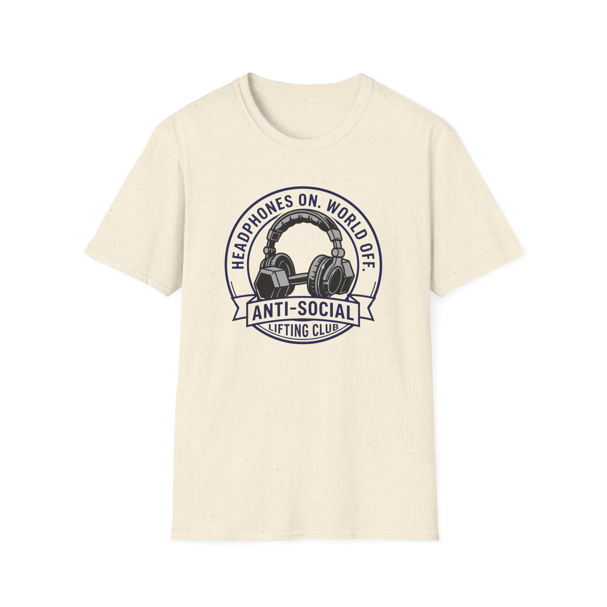 Headphones On World Off T-Shirt
